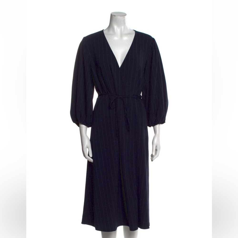 Ganni Black Long Sleeve Dress